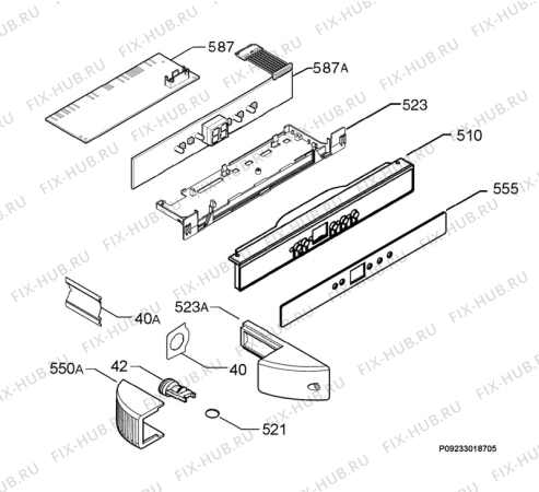 Взрыв-схема холодильника Aeg Electrolux SZ91802-4I - Схема узла Diffusor